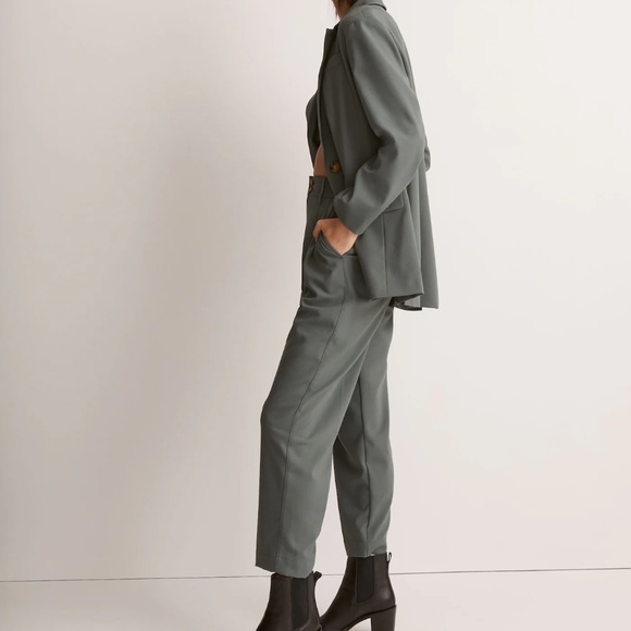 Madewell Oversized Menswear Blazer & Pleated Tapered Pants (Set) - Picture 6 of 12